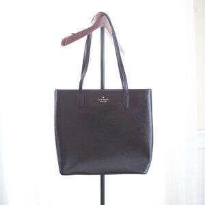 Kate Spade New York Black Saffiano Tote Bag